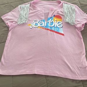 Barbie Fringe Muscle Tee L